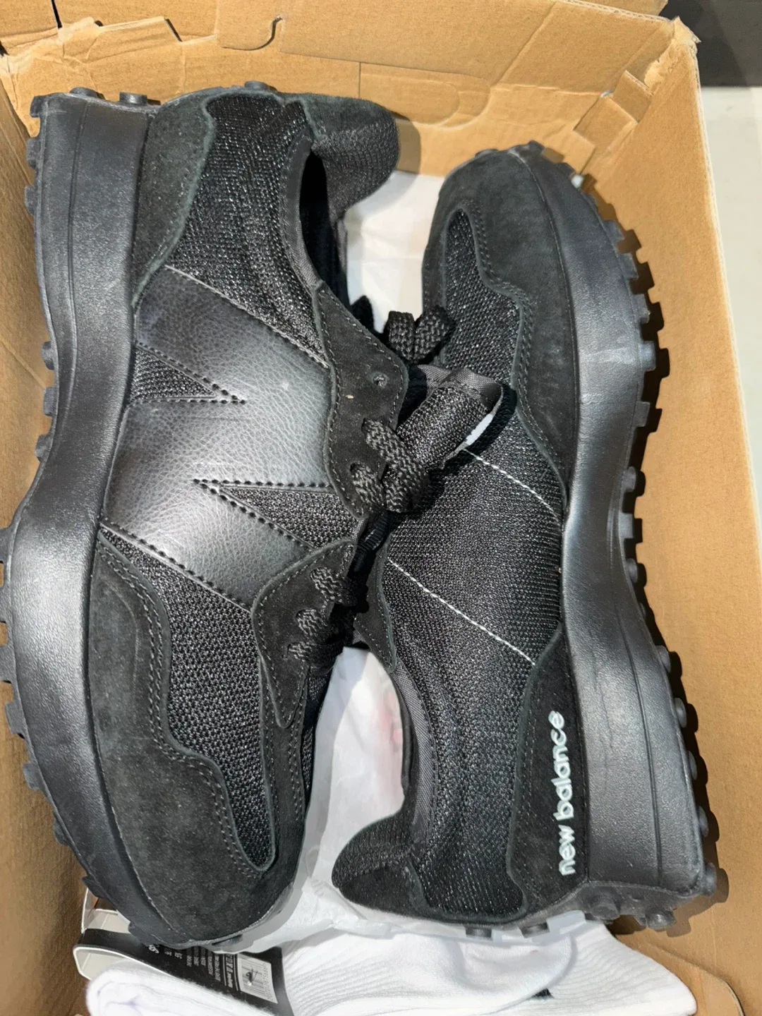뉴발란스 327 블랙 운동화 265 사이즈