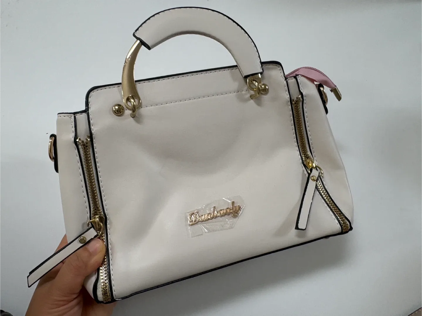 Dianbaoly 화이트 토트백