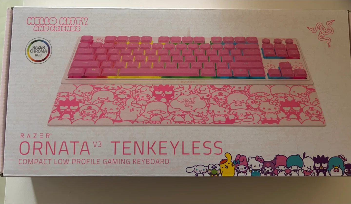 레이저 오나타 v3 헬로키티 키보드 에디션 미사용