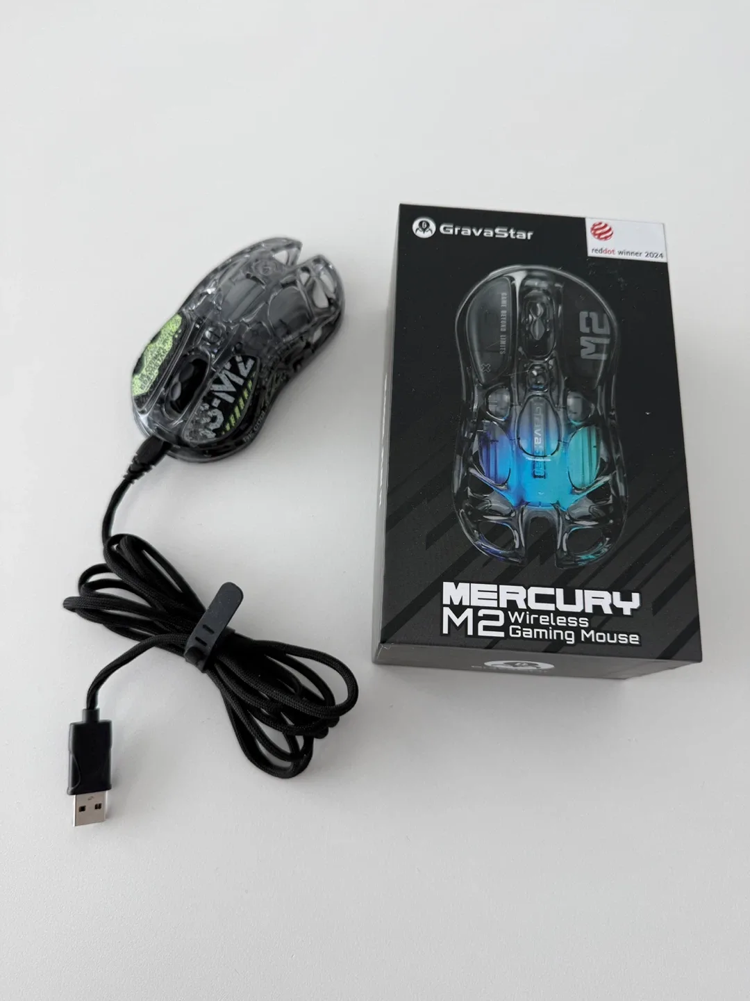 Gravastar Mercury M2 무선 게이밍 마우스