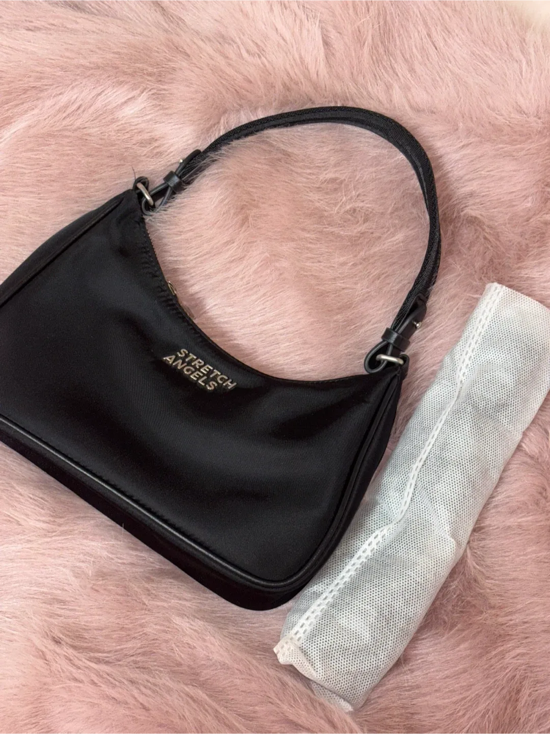 stretch angels스트레치 엔젤스 선미 블랙 호보백