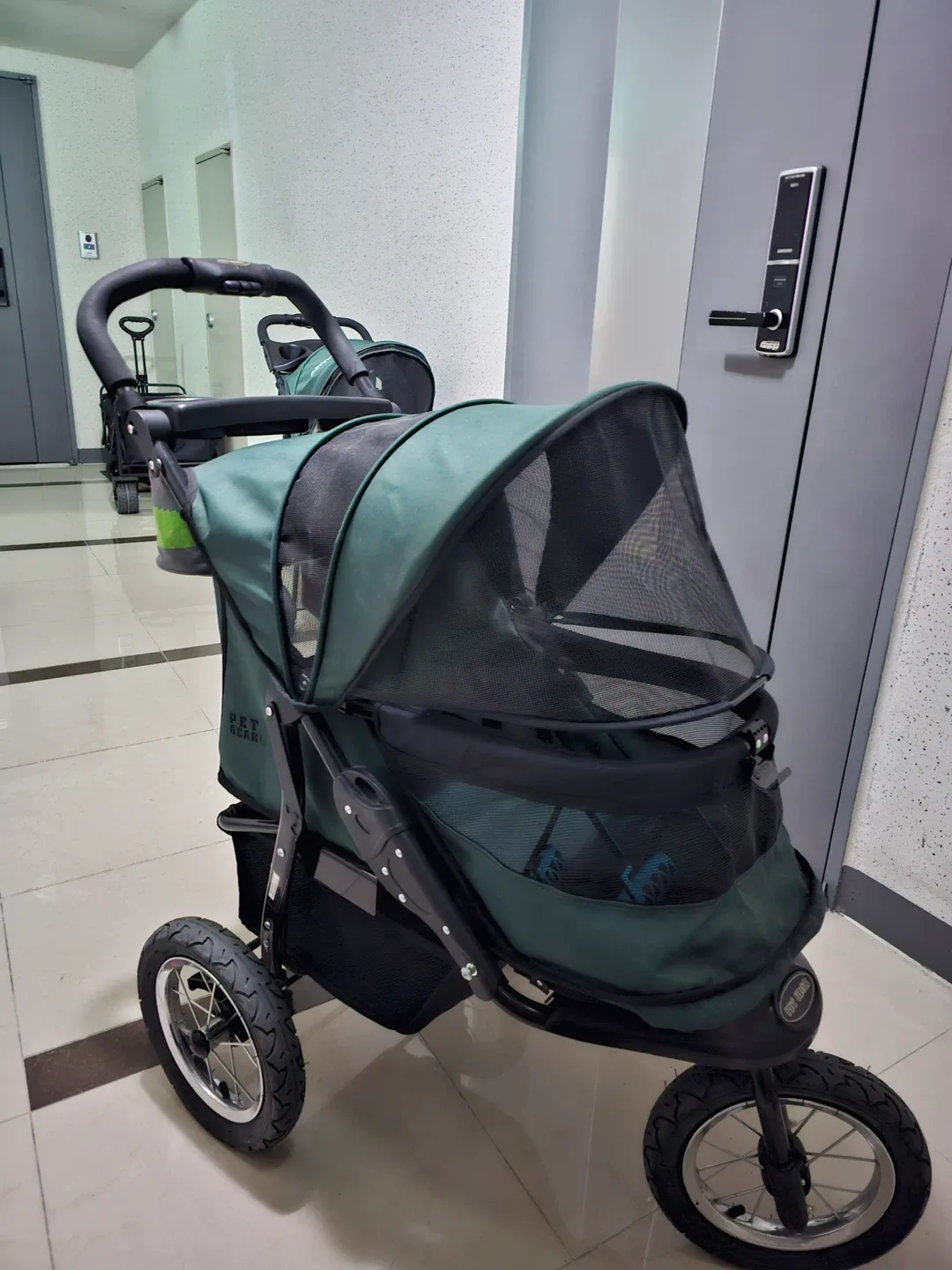 Pet Gear NO-Zip 더블 반려동물 유모차 강아지  유모차