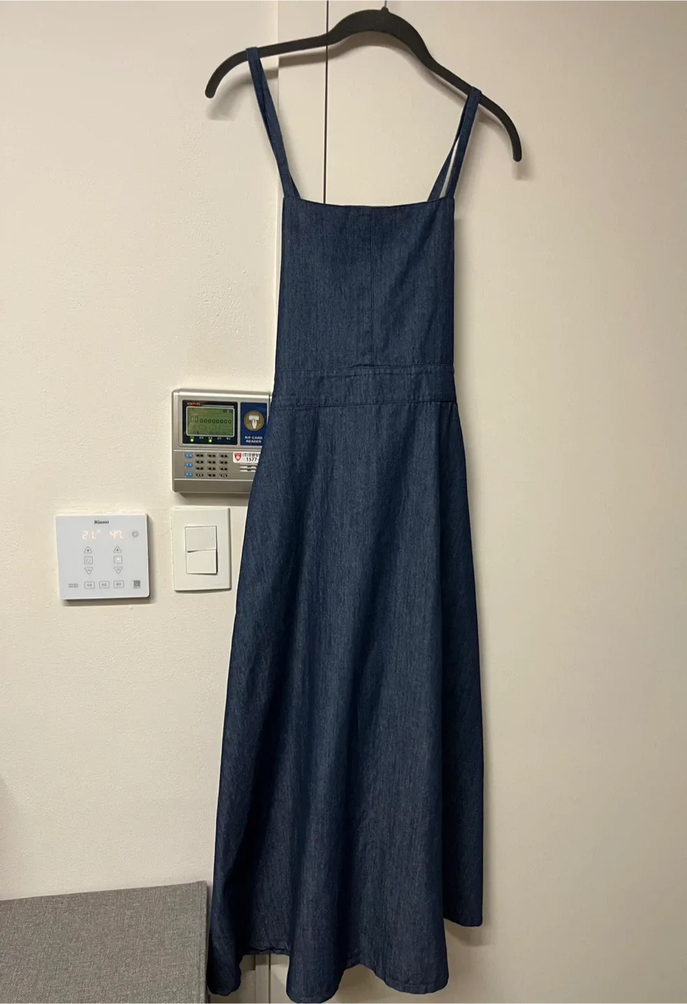 데님 뷔스티에 원피스 F