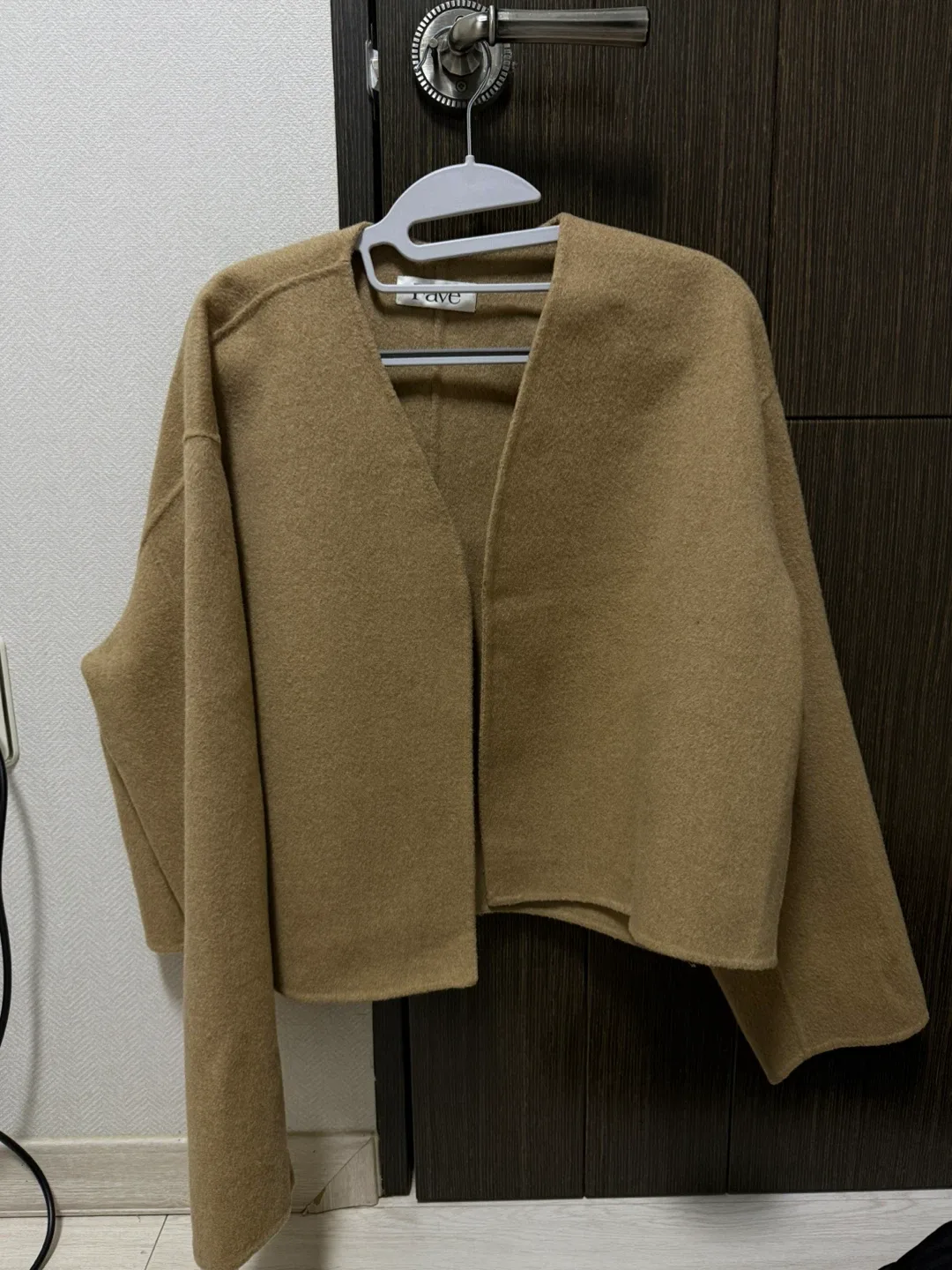 Fave 노카라 울 핸드메이드 숏코트