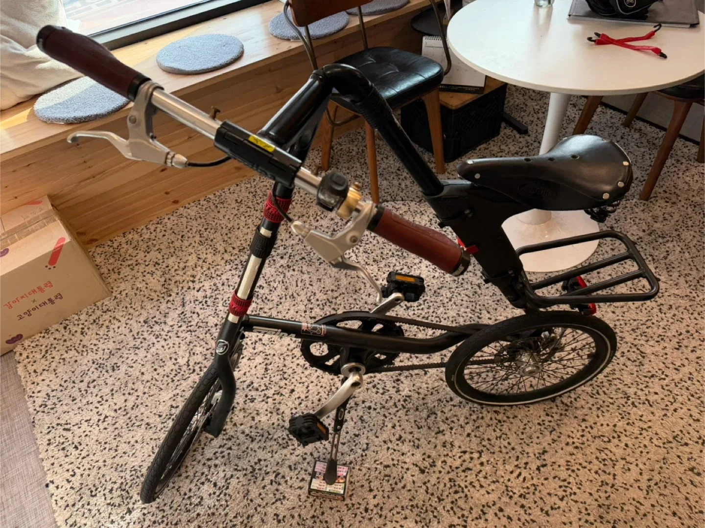 스트라이다 SX QR+ 18인치 + 브룩스 안장 (접이식 자전거 / 가방 포함)