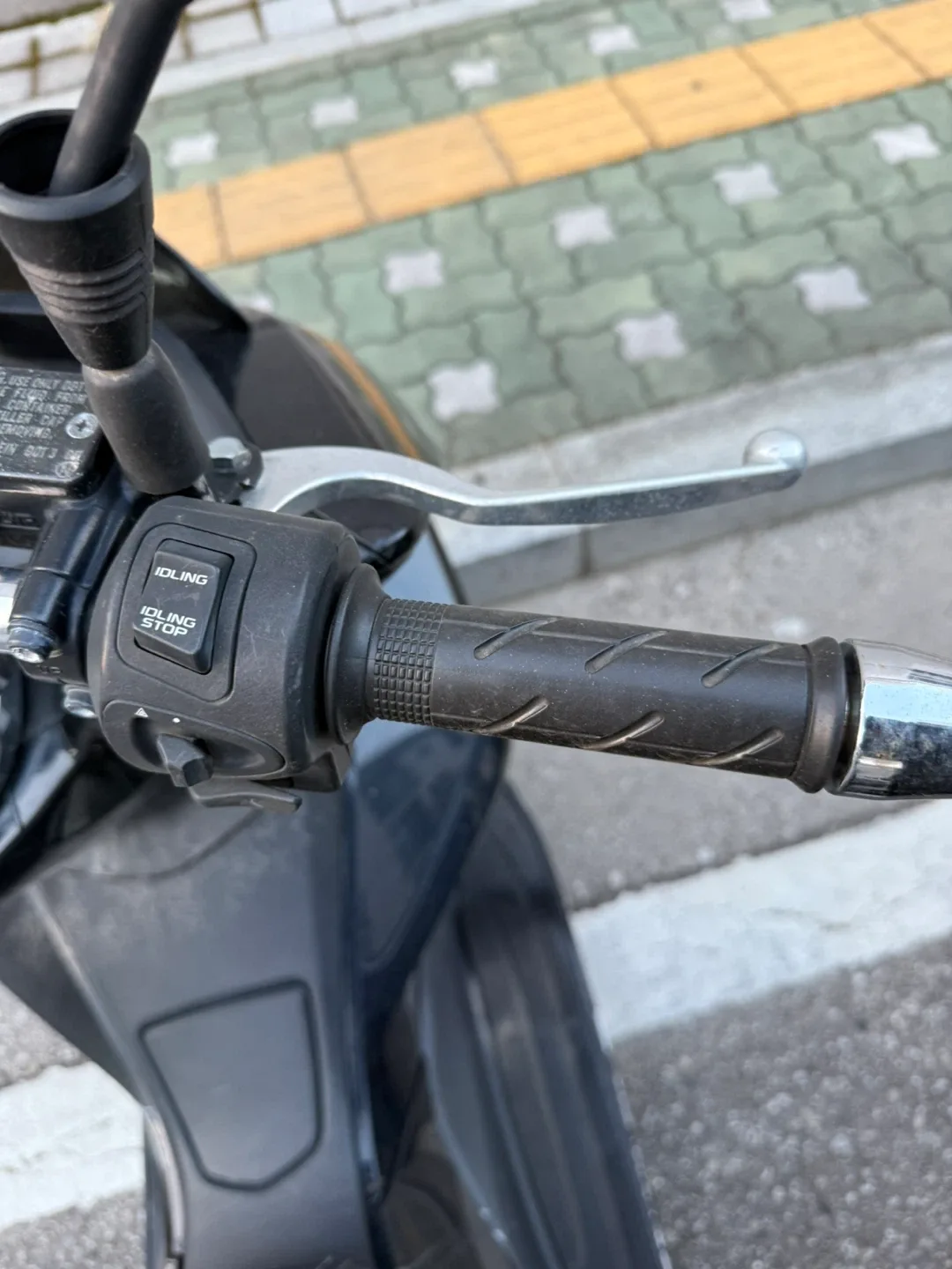 혼다 PCX 오토바이 블랙