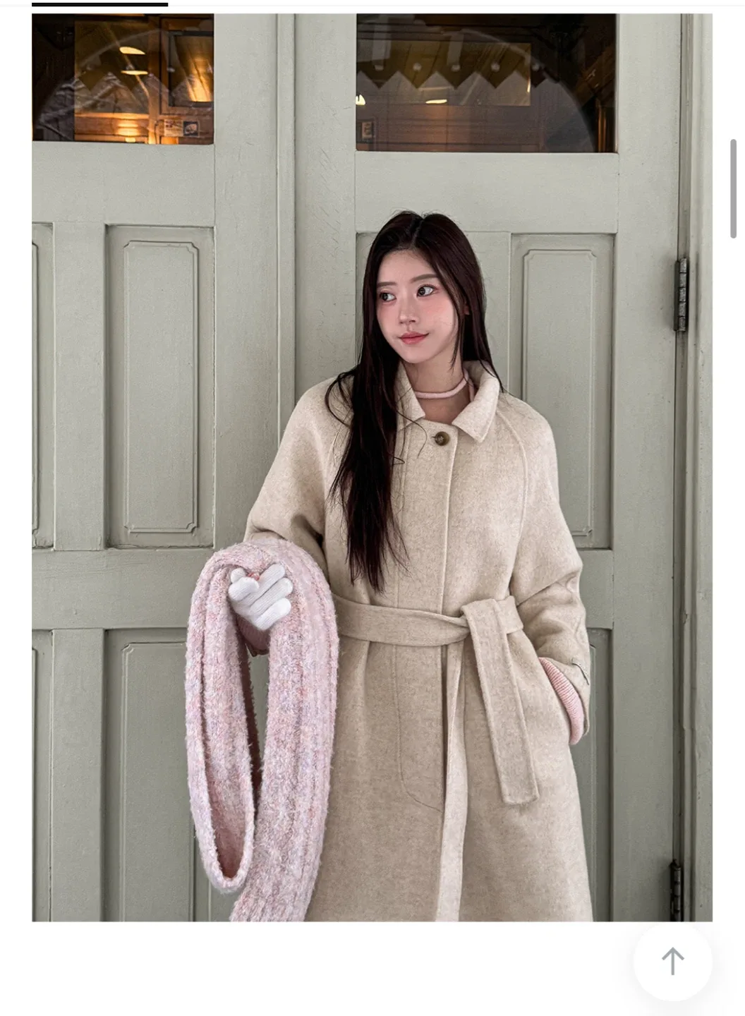 케이클럽 핸드메이드 롱코트