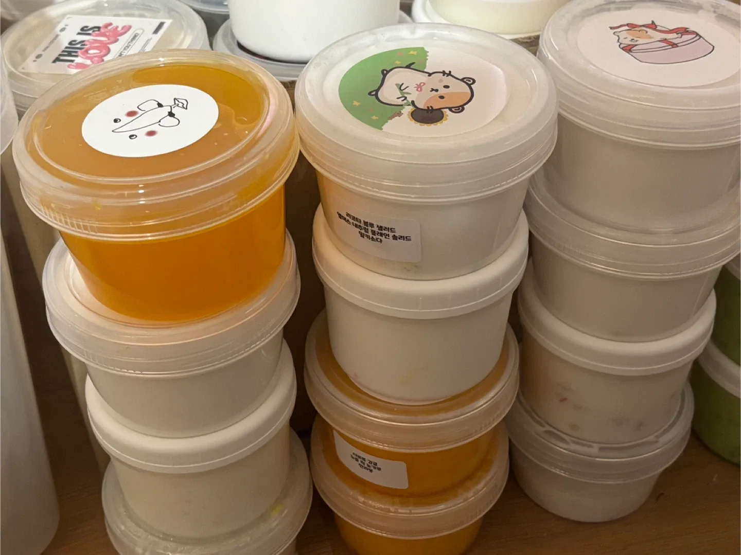 인스타 중고슬라임 4개 판매합니다