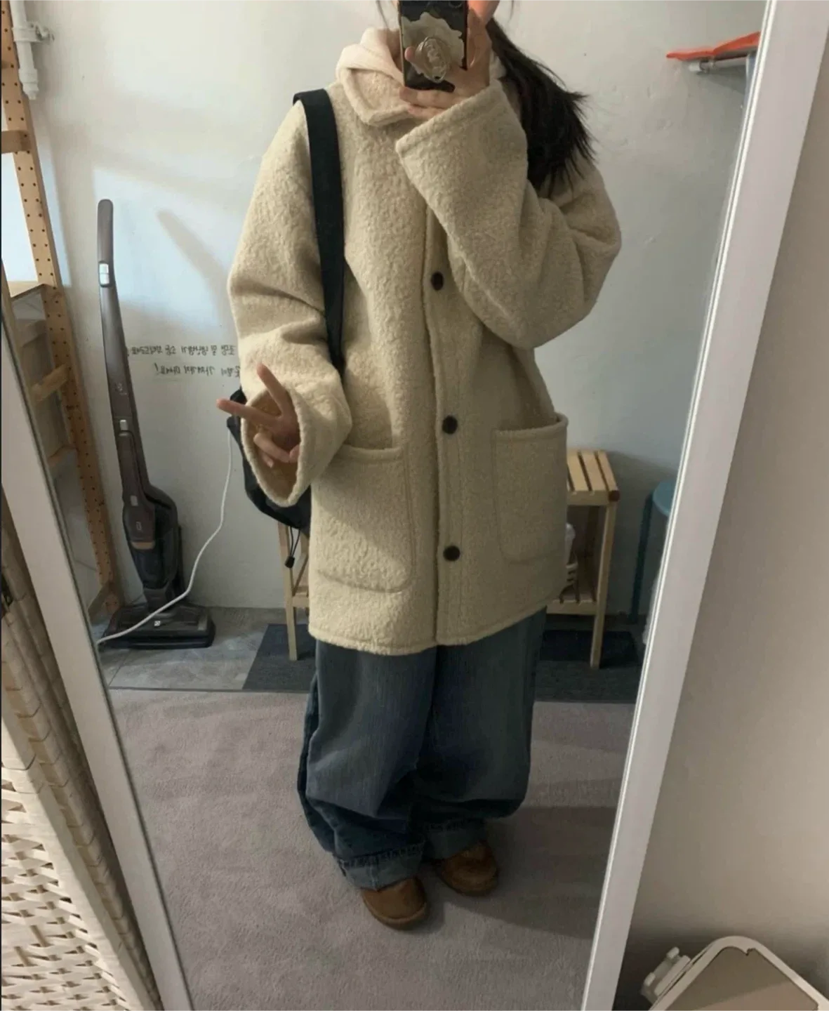 푸들코트 베이지