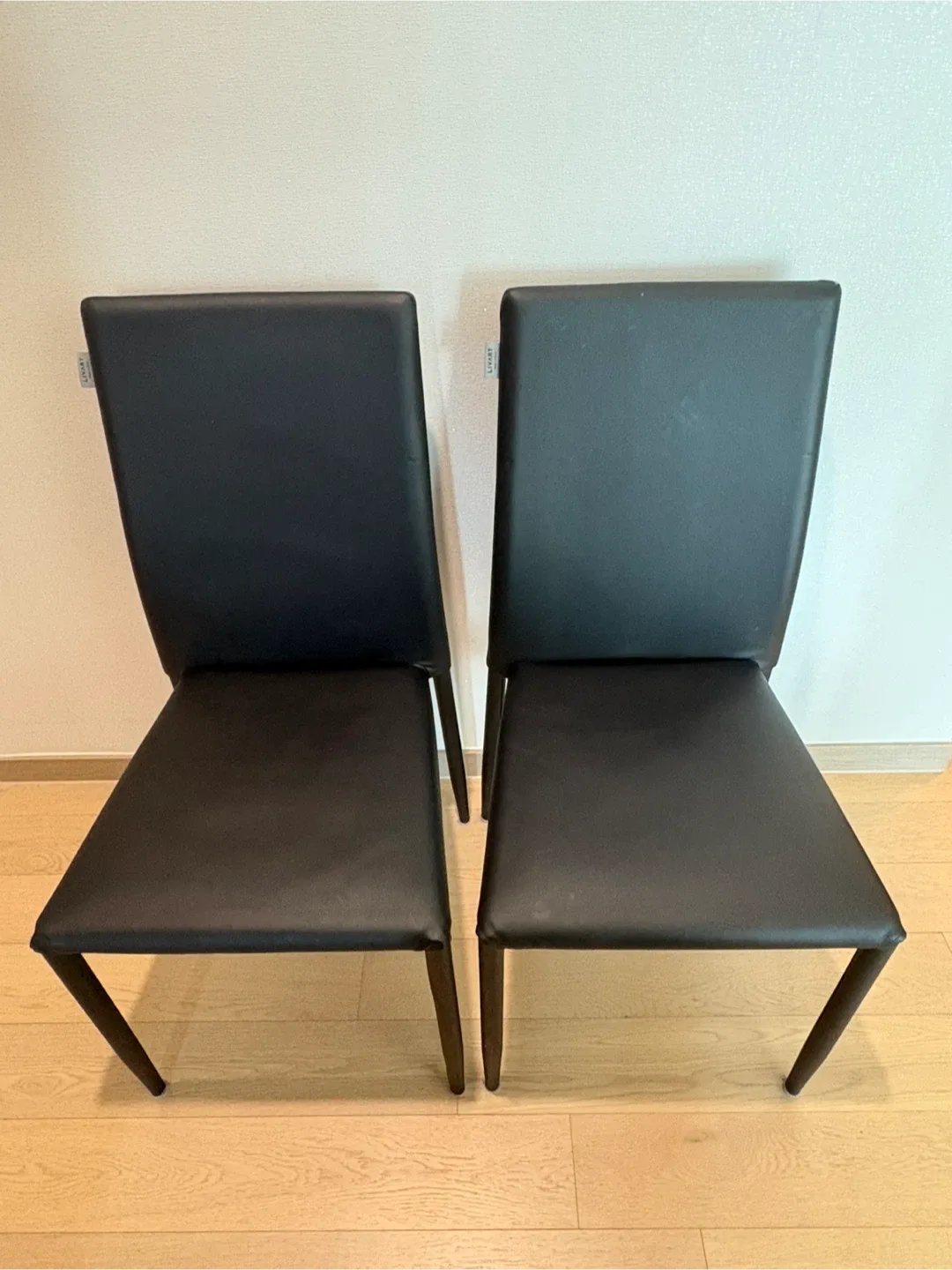 현대리바트 블랙 식탁 의자 3개(개당가격)