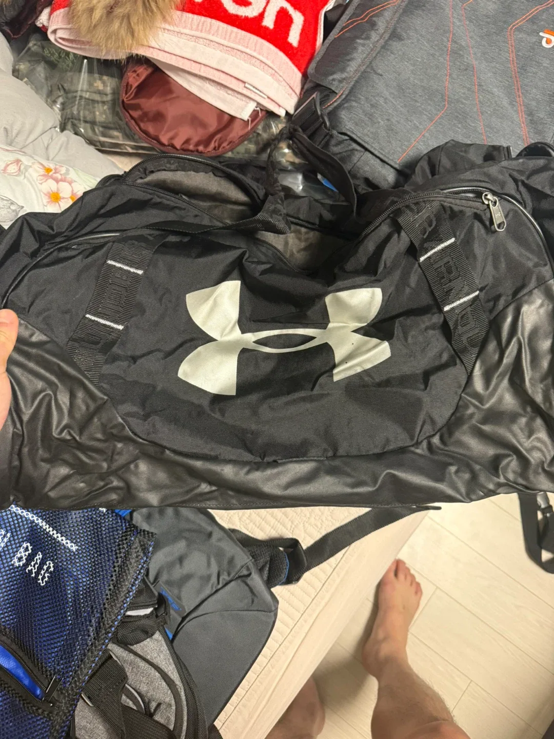 언더아머 언디나이어블 5.0 더플백 블랙