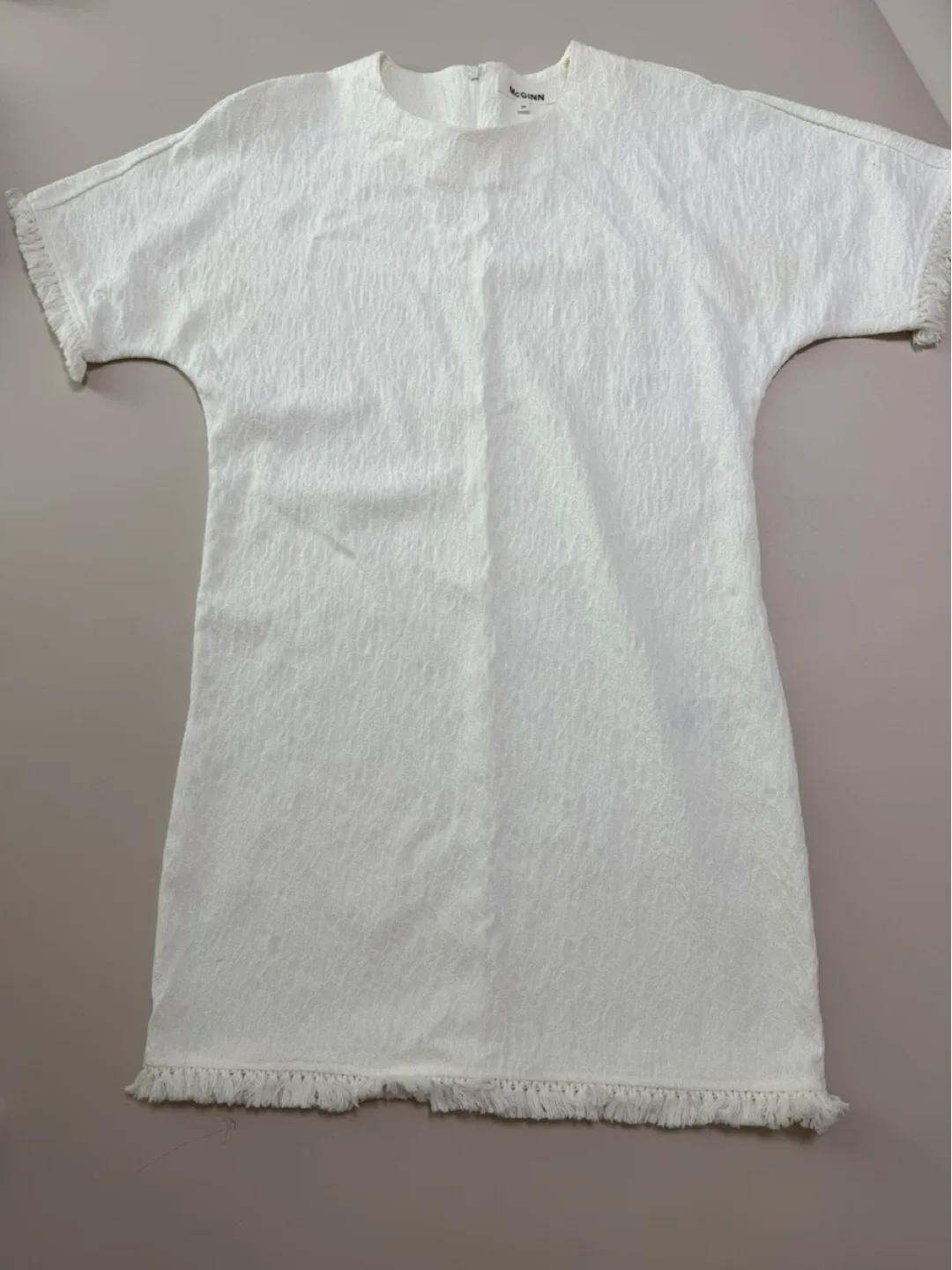 McGinn 흰색 원피스 36사이즈