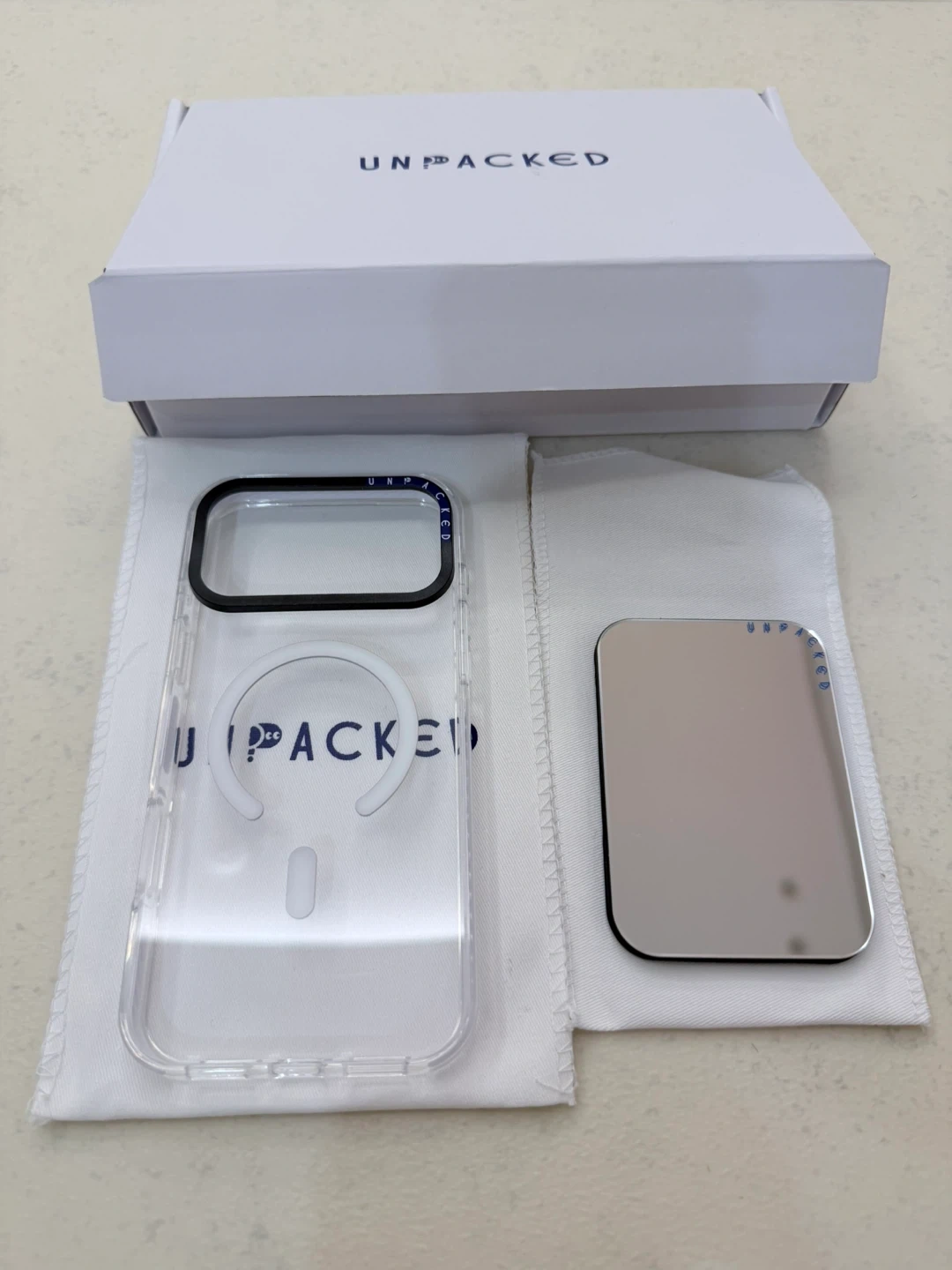 아이폰 17 프로 맥스 UNPACKED 맥세이프 케이스 & 카드지갑 스탠드 세트
