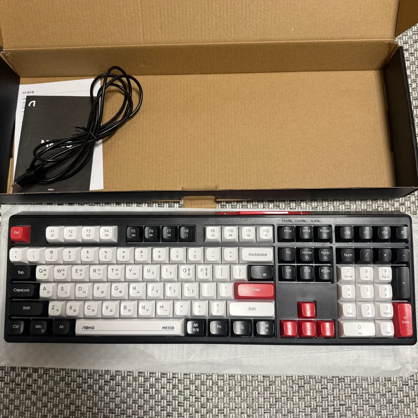 앱코키보드 MK108