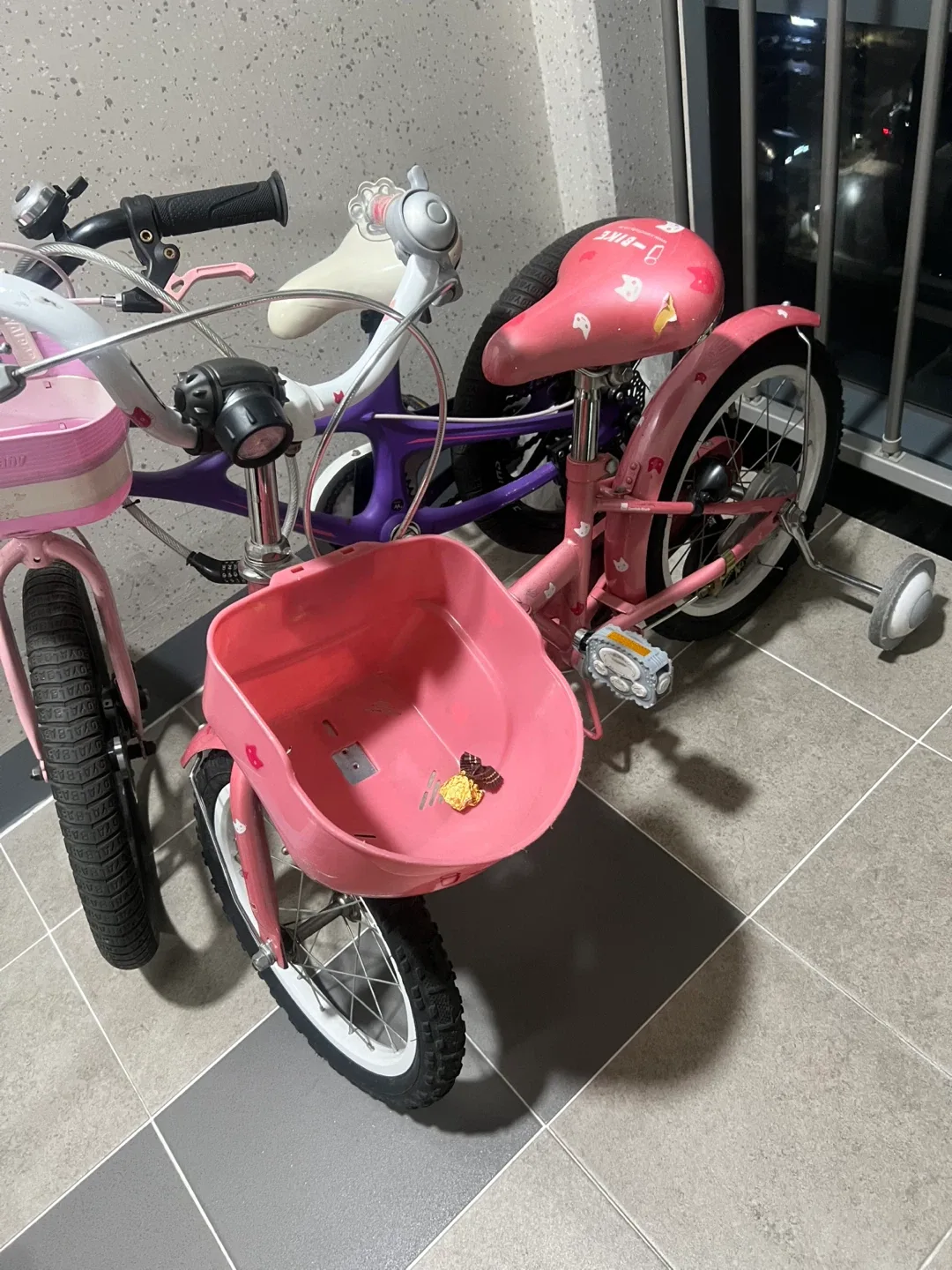 삼천리 I-BIKE 핑크 어린이 자전거 16인치