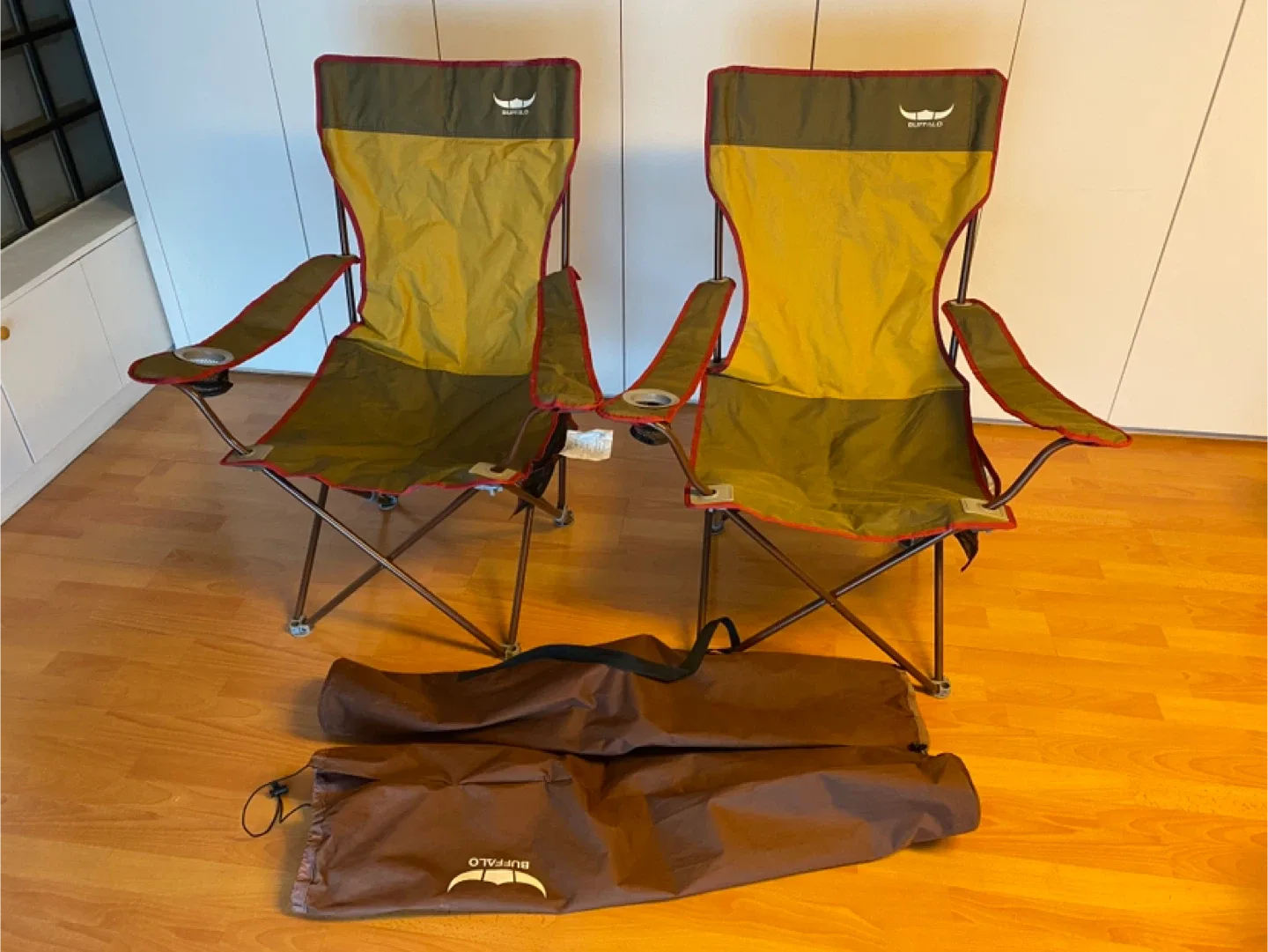 버팔로 와이드 릴렉스 캠핑 의자 2개