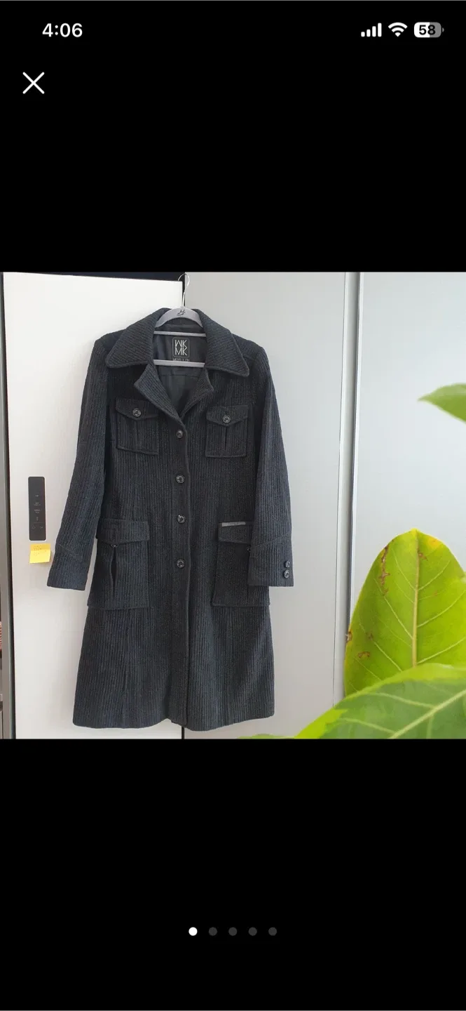 Michel Kleinㅣ미셸 클레인 코듀로이 울 자켓 롱 코트