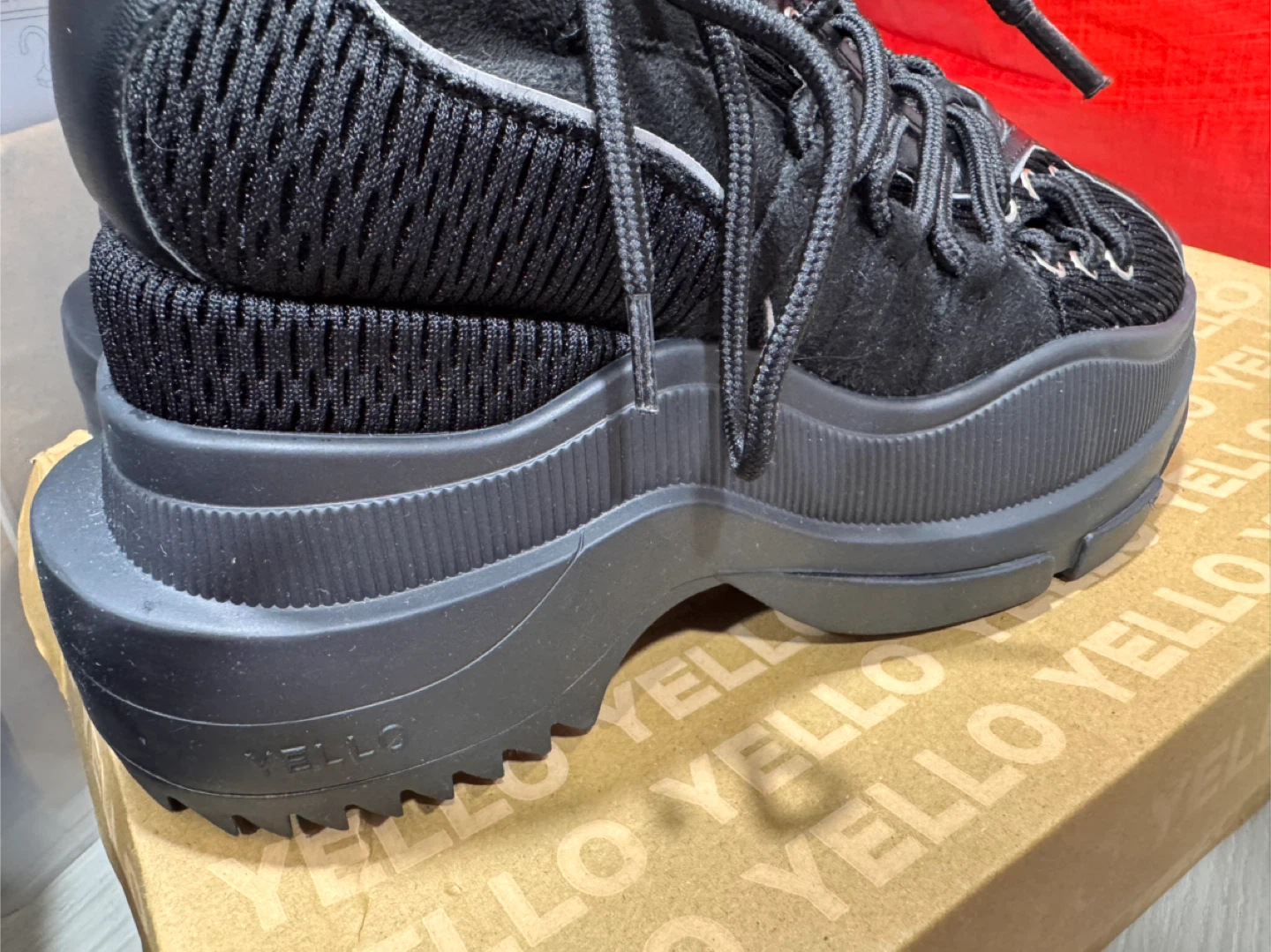 YELLO SHOES RISKTAKER MID 블랙 힐 스니커즈(225) | 여성잡화 | 당근 