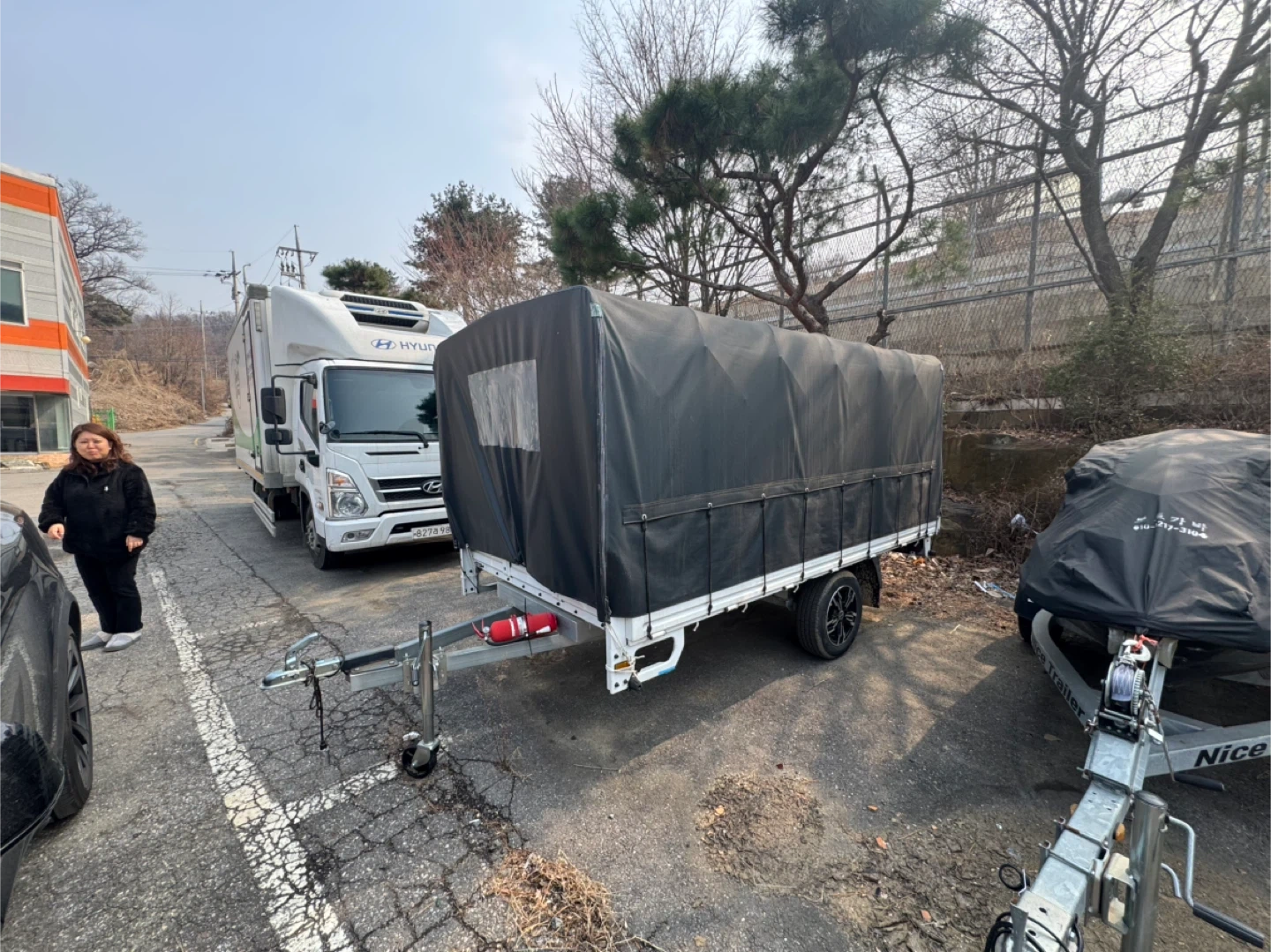 KG모빌 카고 트레일러 호로포함 팝니다