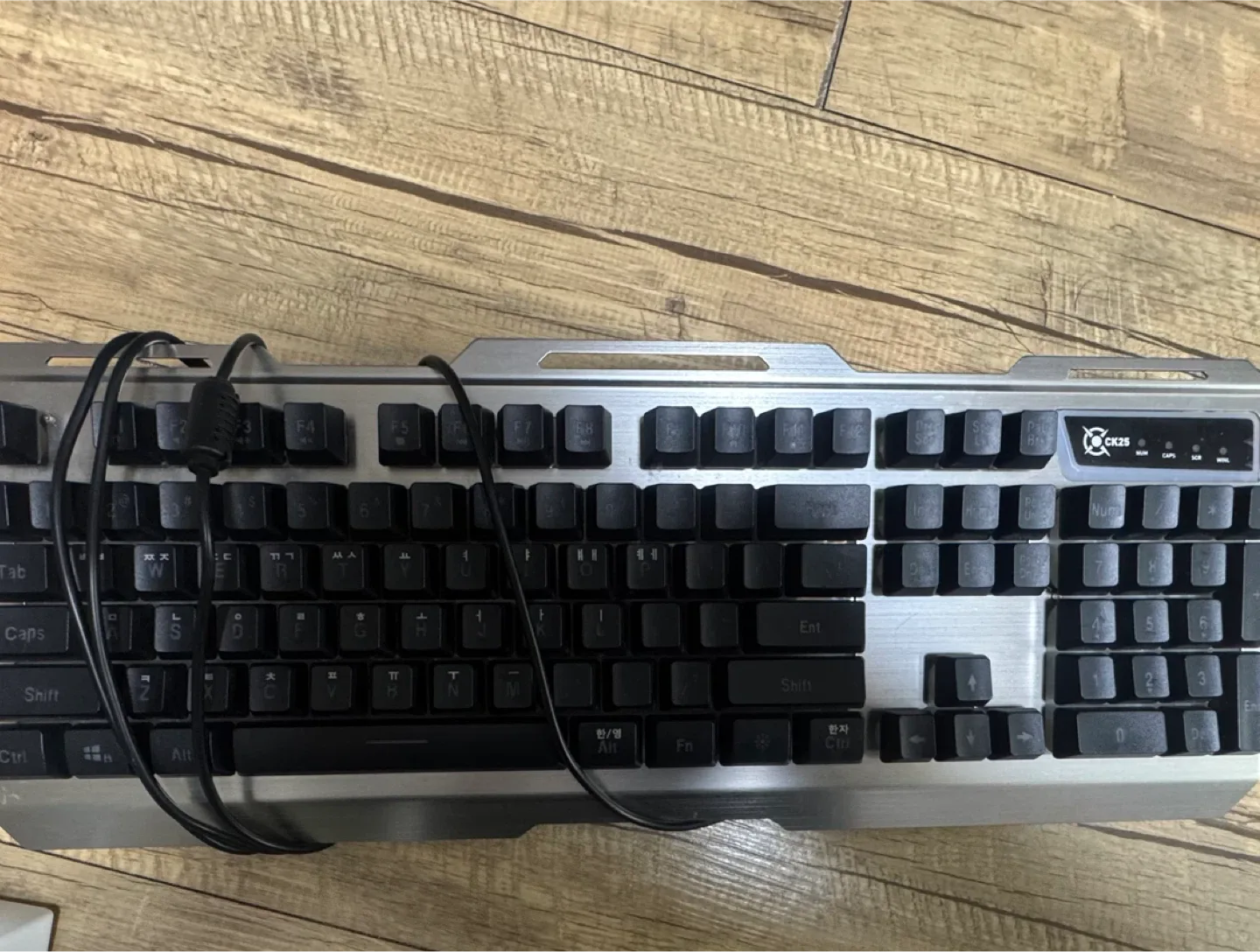 ABKO 게이밍 키보드 실버