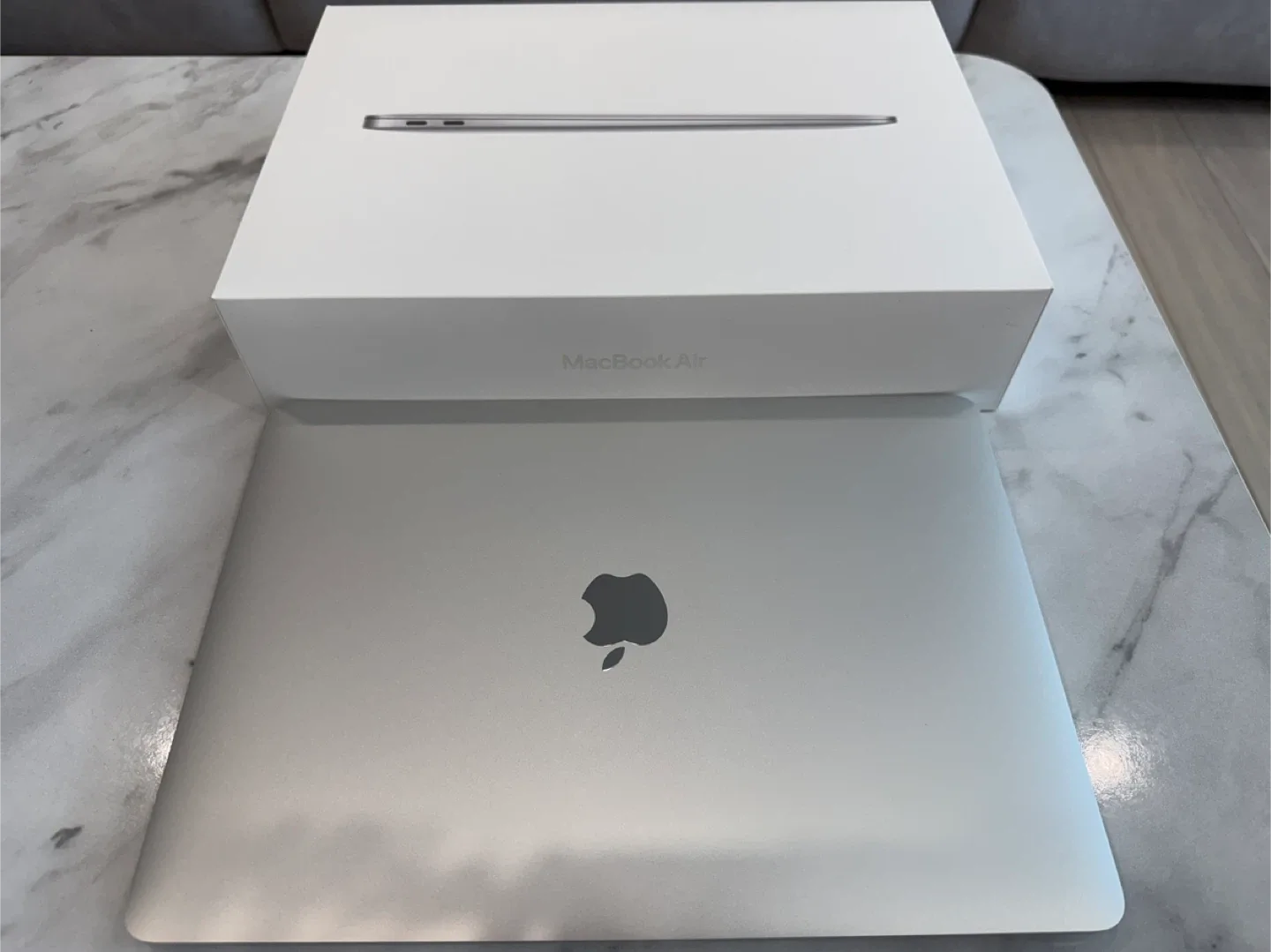 맥북에어 M1 13인치 실버 풀박스