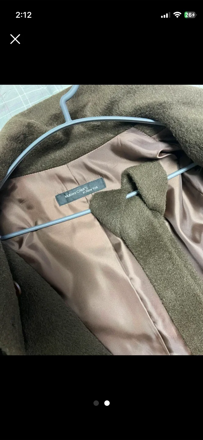 Mulbery Cami’s 브라운 코트