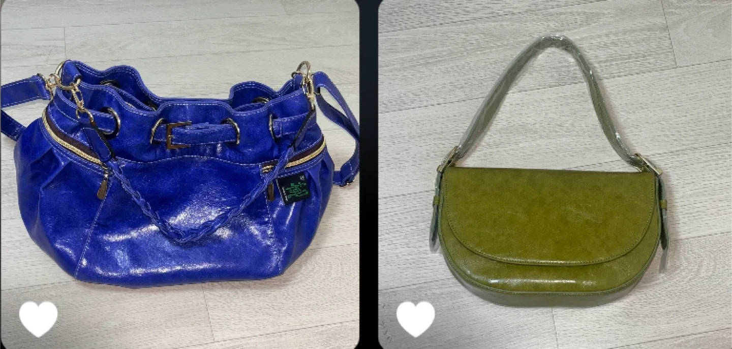 수제가방 판매합니다1+1(파란가방사시면 초록가방드리는거에욤)