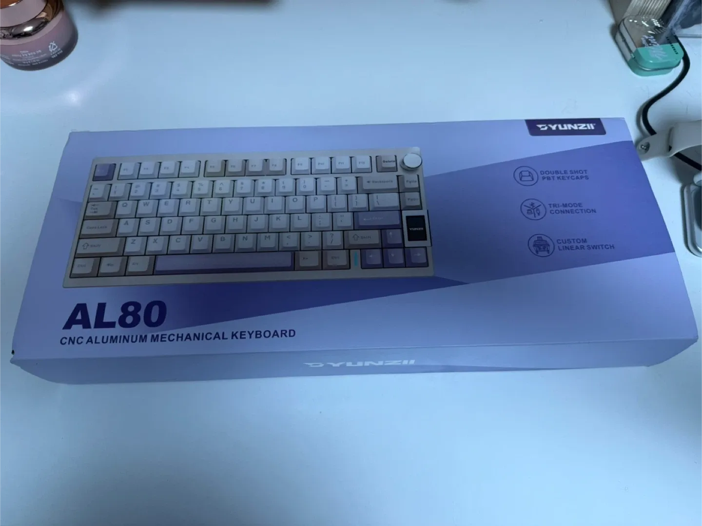 YUNZII AL80 알루미늄 기계식 키보드 풀박스