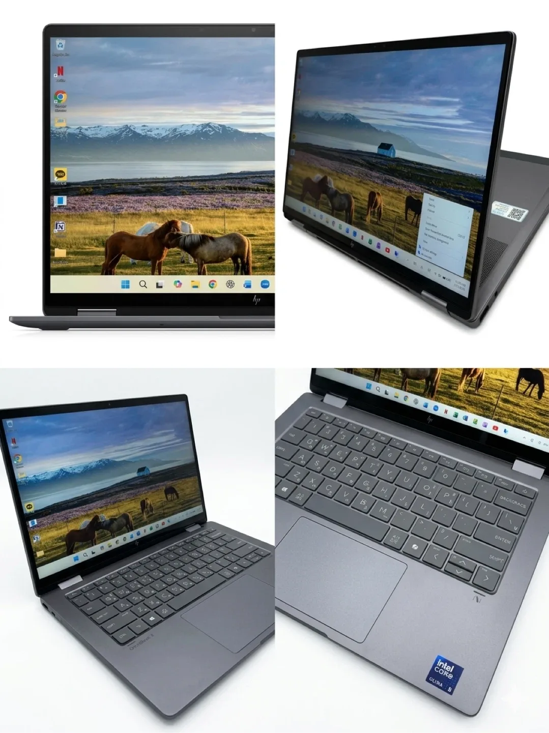 HP 옴니북 X 플립 14. 최고급 사양. 512GB, 16gb램 (노트북/태블릿 겸용)