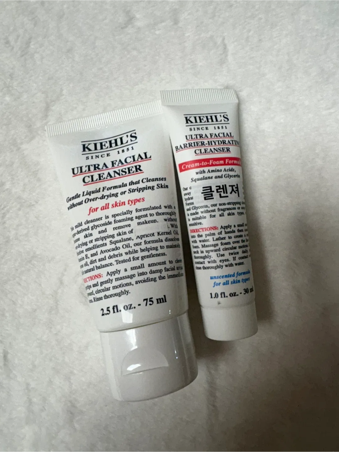 키엘 울트라 페이셜 클렌저 75ml+30ml 새제품