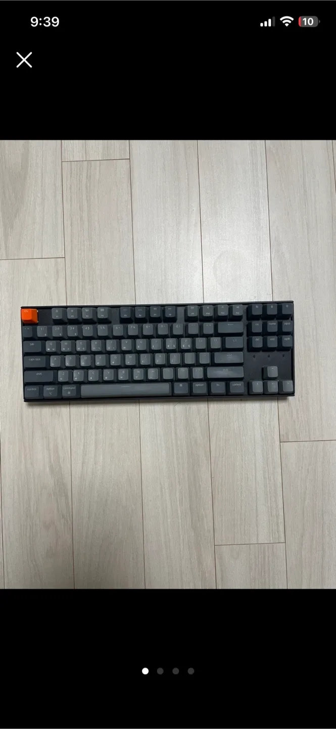 키크론 K8 텐키리스 기계식 키보드 적축