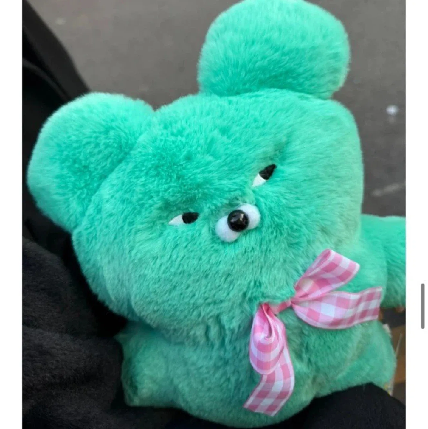 5마리 입양해주세요..!🐻💚  와사비베어 민트 곰인형 백팩 가방