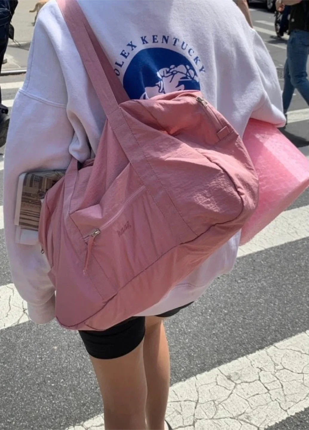 헤이그 더플백 핑크