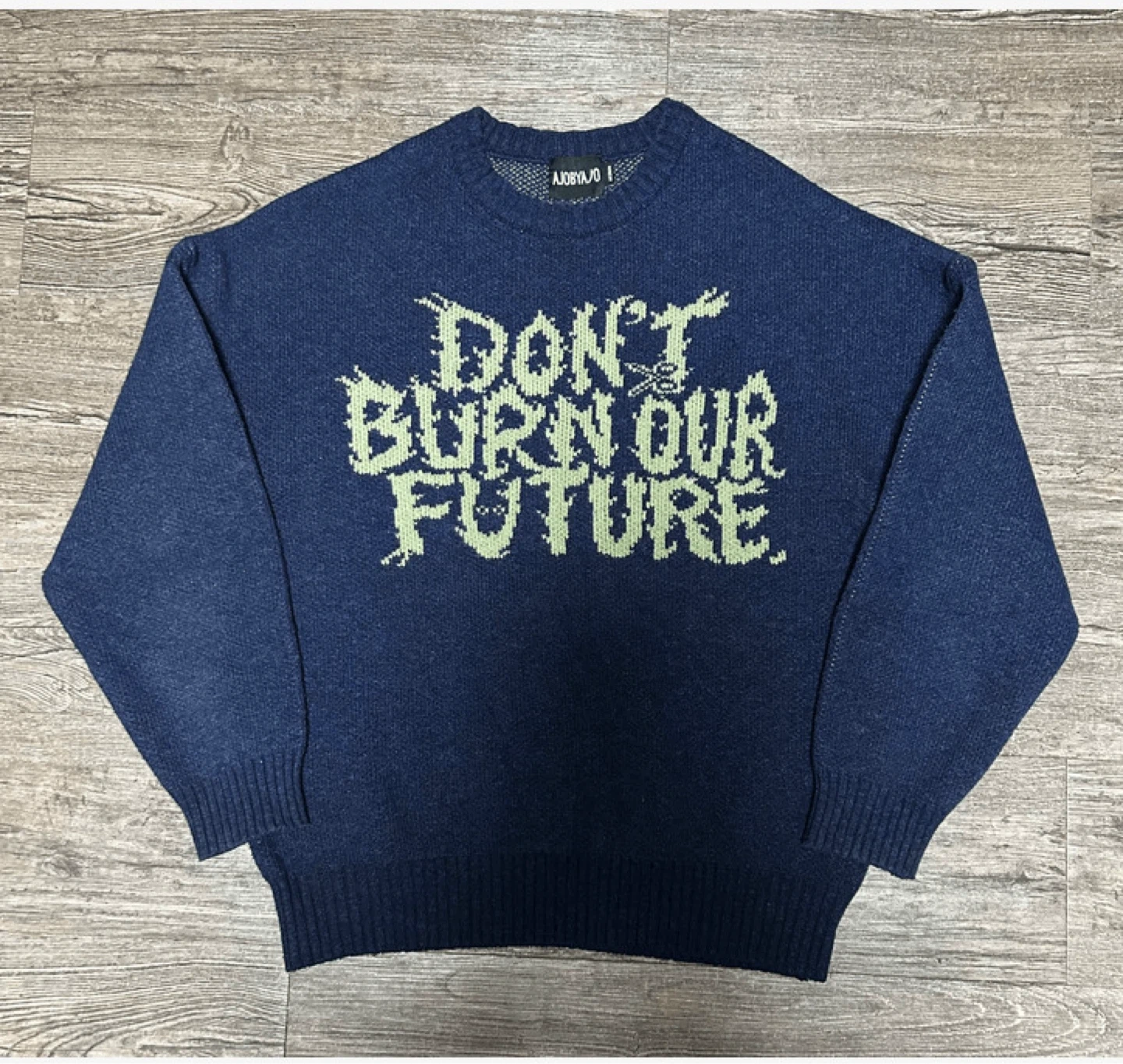 AJOBYAJO DBOF 울 니트 스웨터 [NAVY] M | 남성패션/잡화 | 당근 중고거래