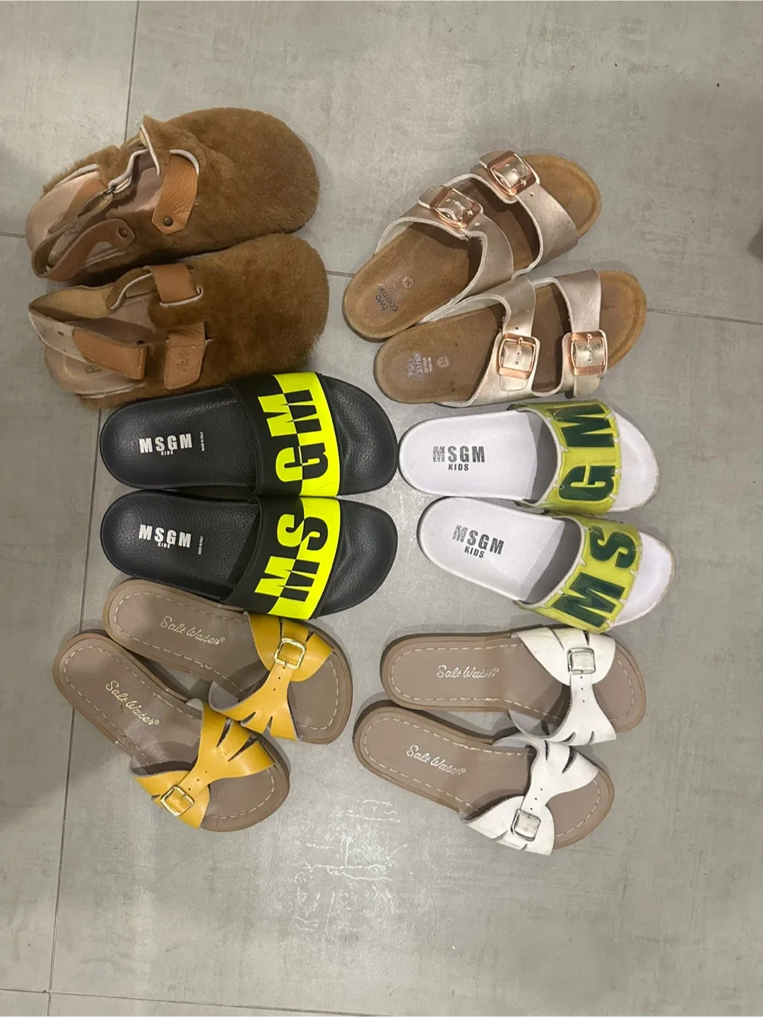 아동 신발 모음 (MSGM, Salt Water 외)