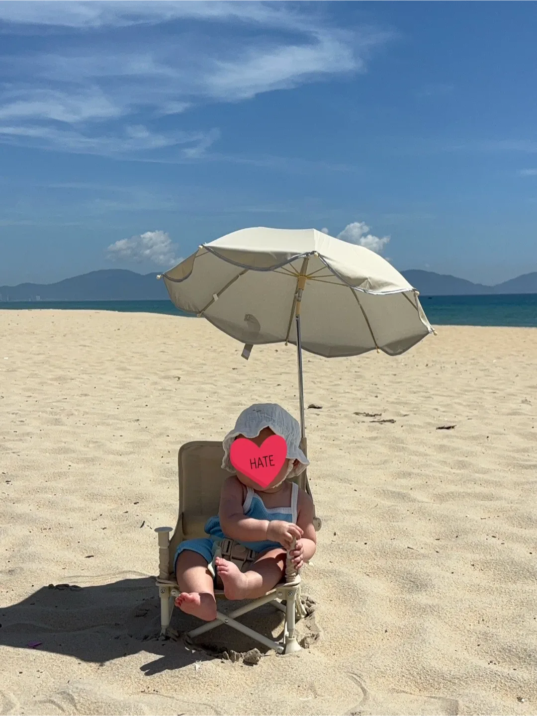 이유부스터 아기 휴대용 의자+파라솔