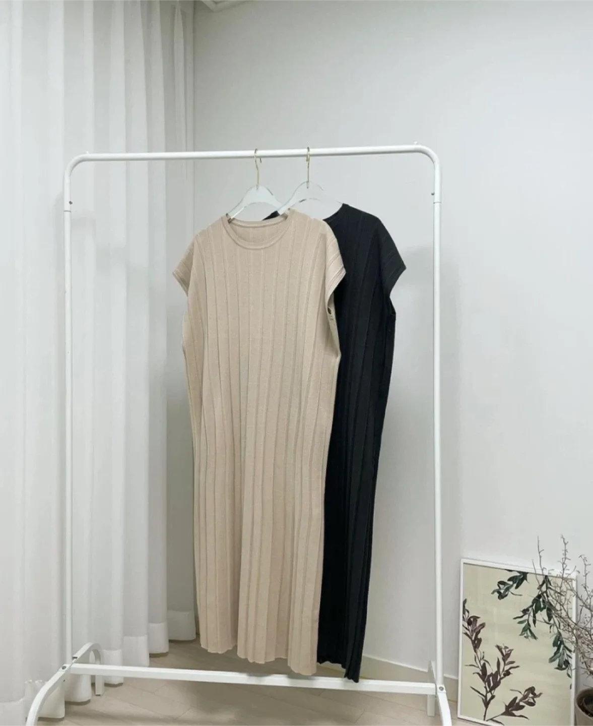 주름 원피스 일괄