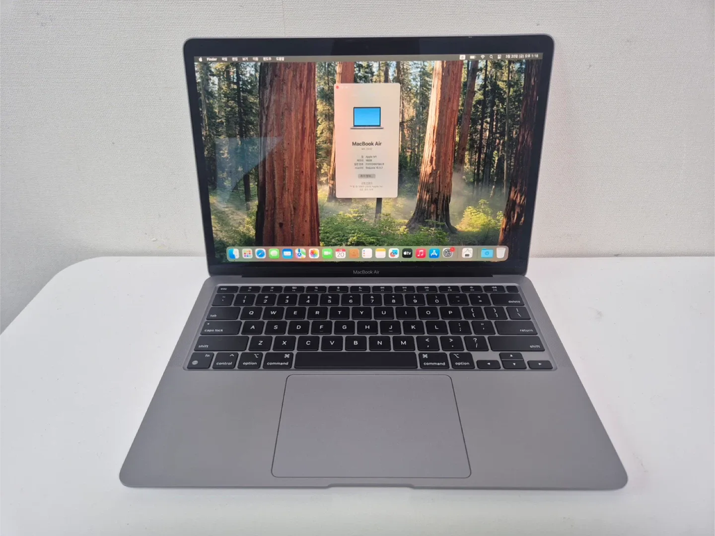 맥북 에어13  M1 16GB 256GB 배터리96프로