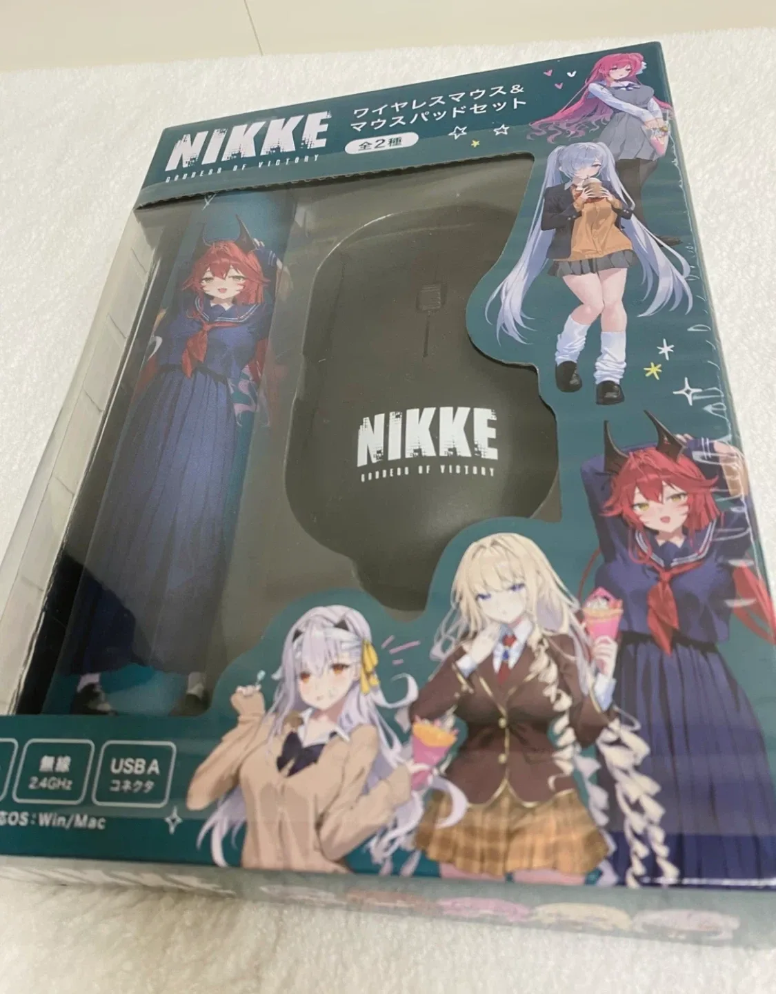 승리의 여신 니케 무선 마우스&마우스패드 세트