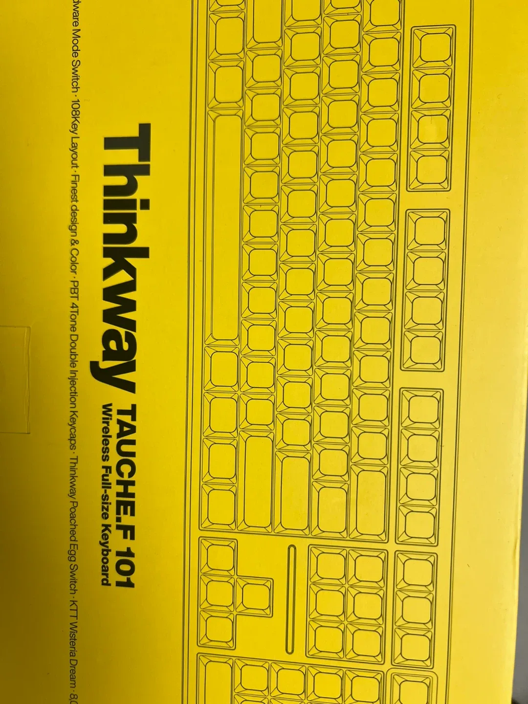 새상품 Thinkway 토체프 101 무선 풀사이즈 키보드