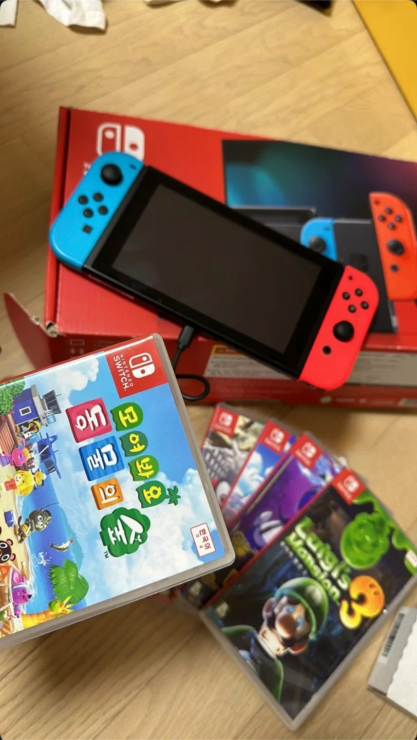 닌텐도 스위치 본체 + 게임 다수