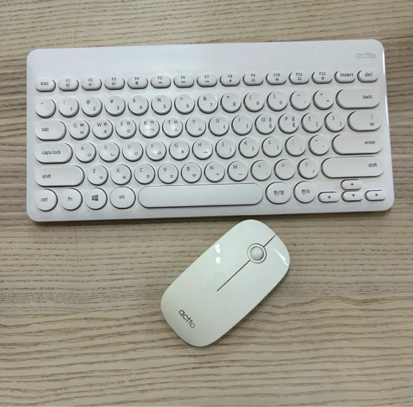 Actto 무선 키보드 마우스 세트