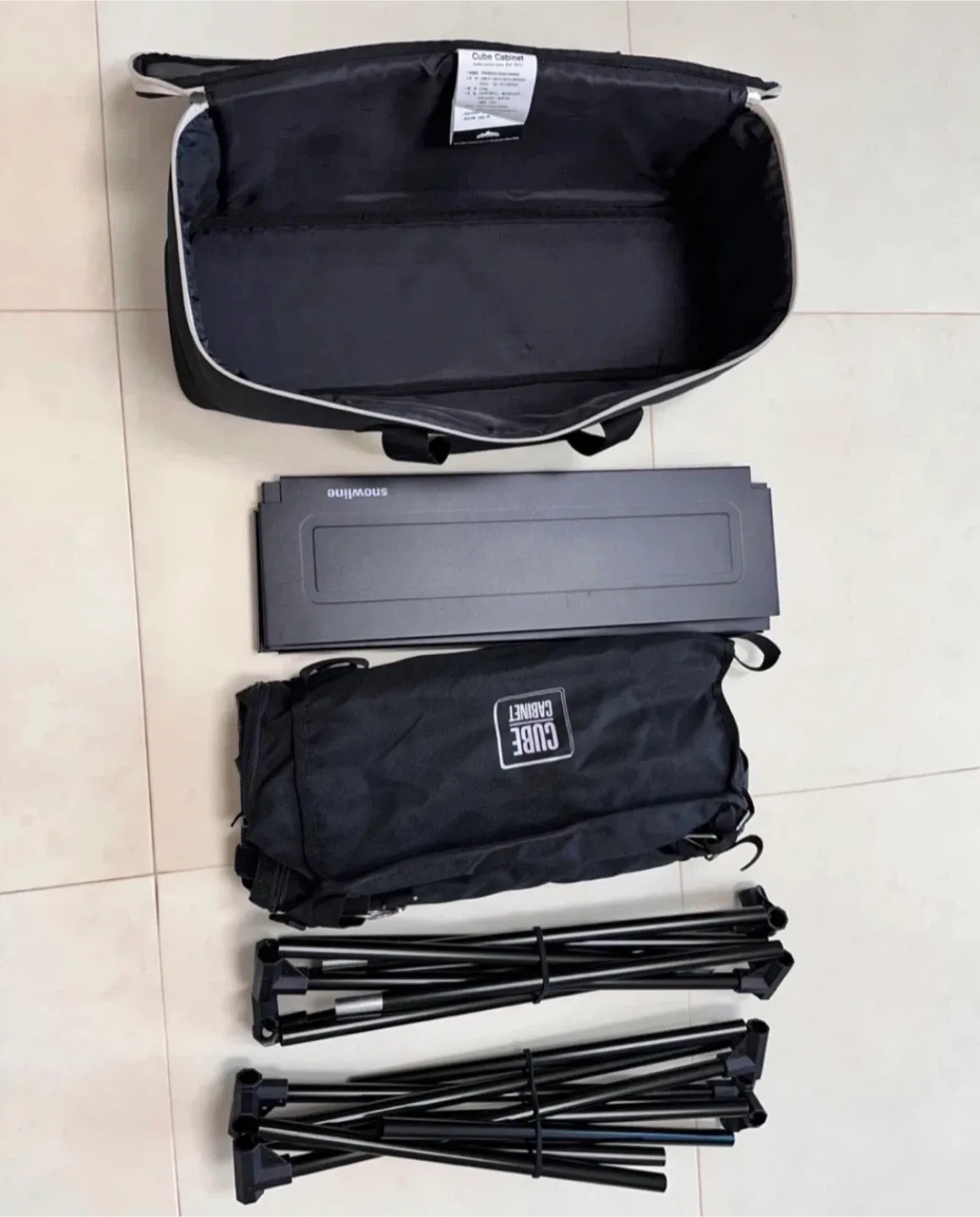 캠핑용품 스노우라인큐브캐비넷