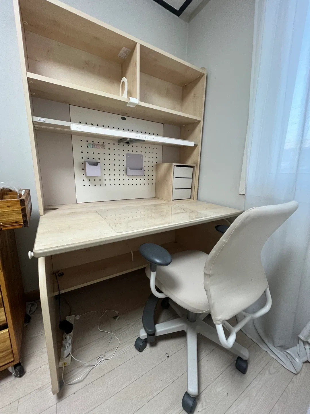 일룸 책상+책장+서랍장+의자 세트