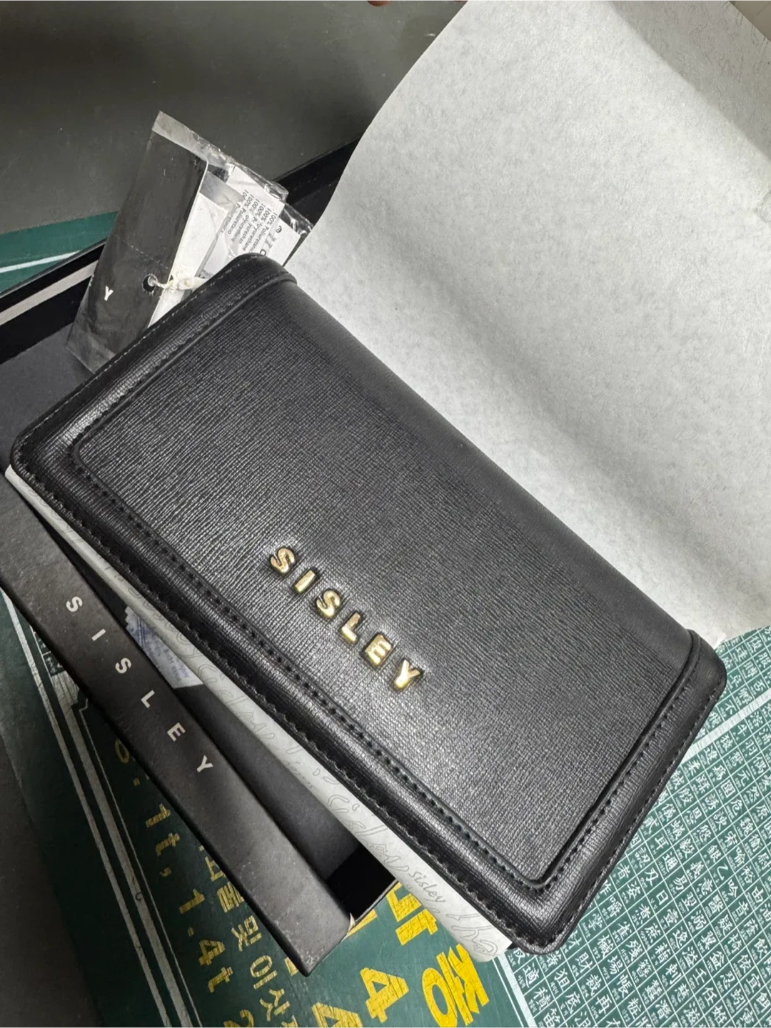 시슬리 블랙 장지갑 (새상품)