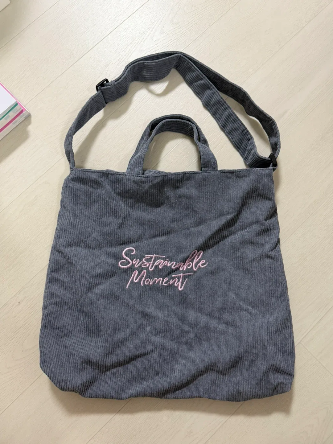 코듀로이 크로스백 (새상품)