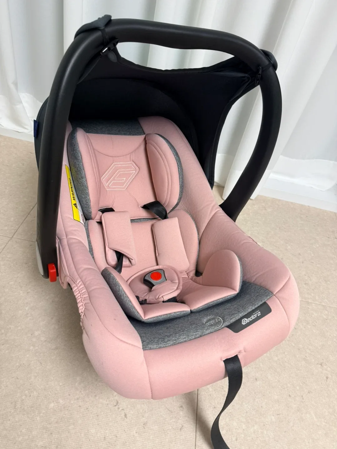 페도라 바구니 카시트 핑크