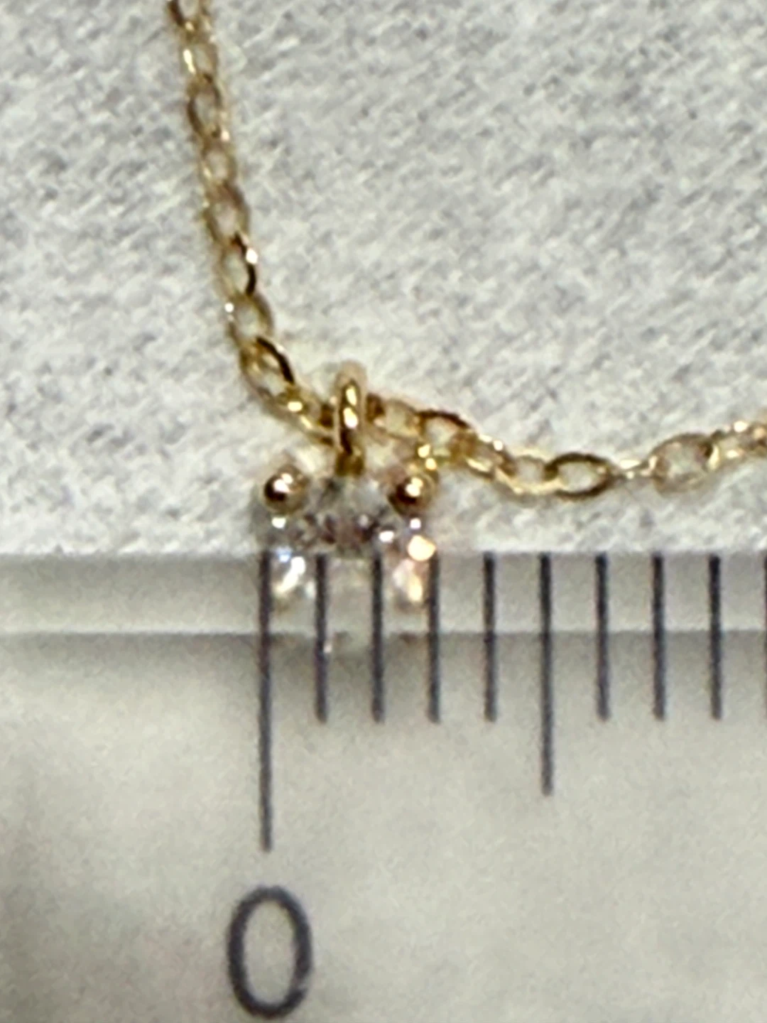 14K 3mm ( I color) 다이아 목걸이 | 여성잡화 | 당근 중고거래