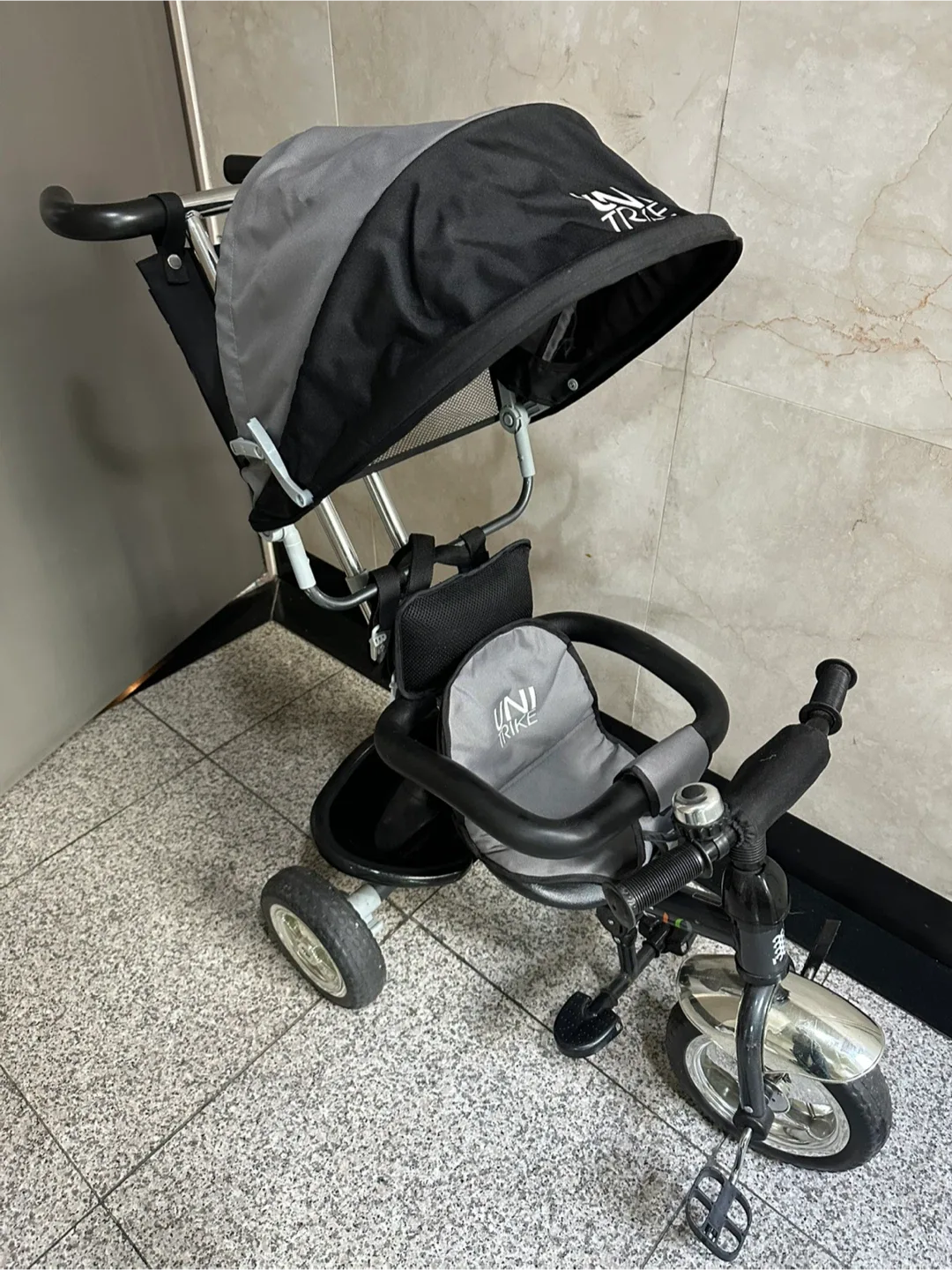 유니트라이크 유모차 겸용 세발자전거