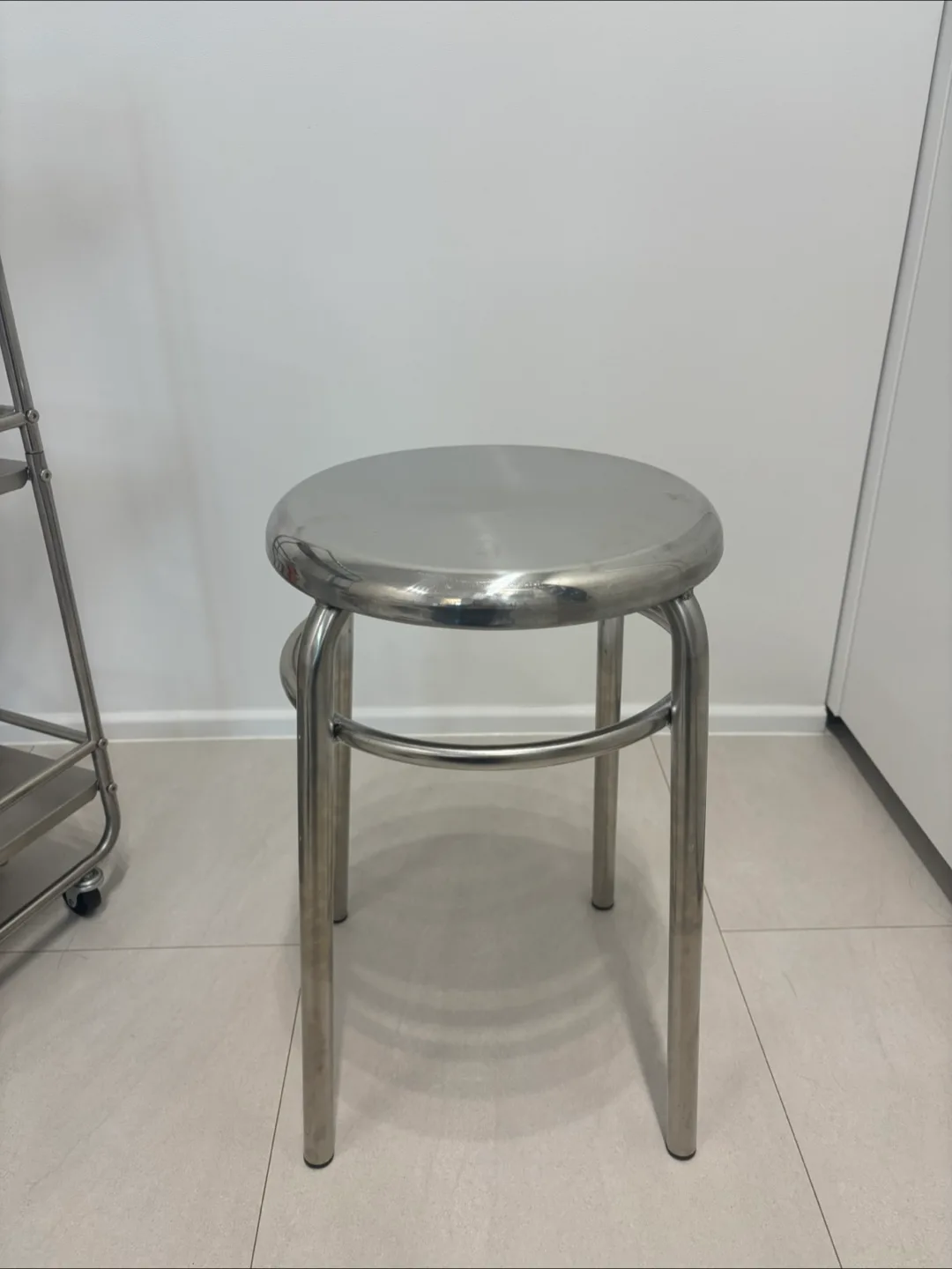 스텐 플랫 원형스툴 원형의자